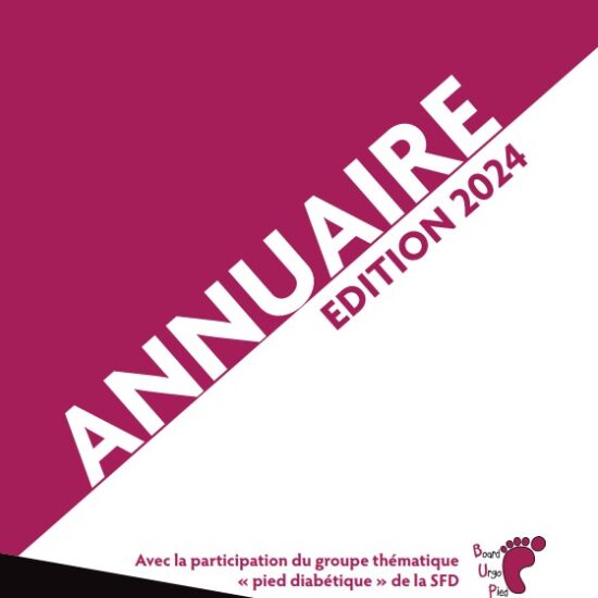 page de couverture de l'annuaire du pied diabétique, édition 2024