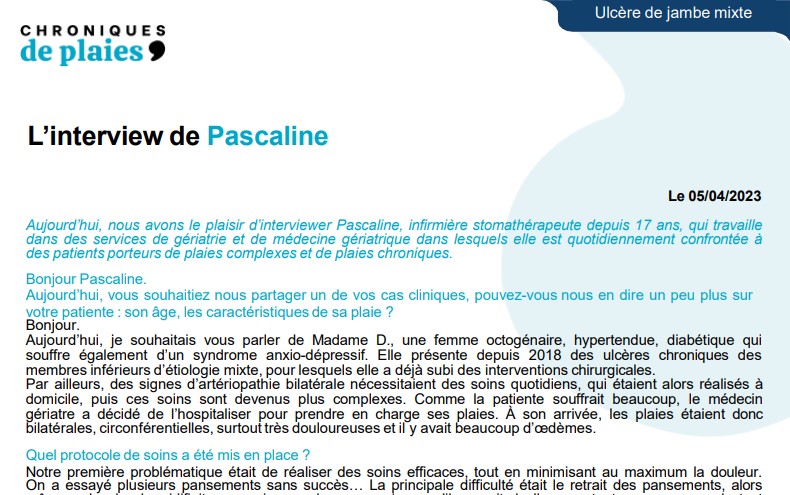 extrait de l'interview de Pascaline