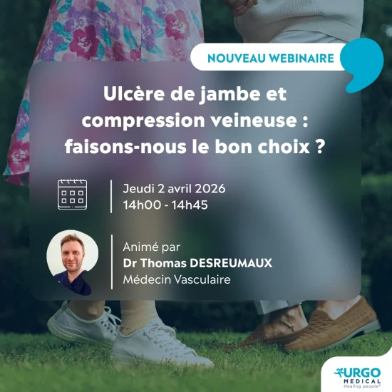 Invitation webinaire compression veineuse le 2 avril à 14H00