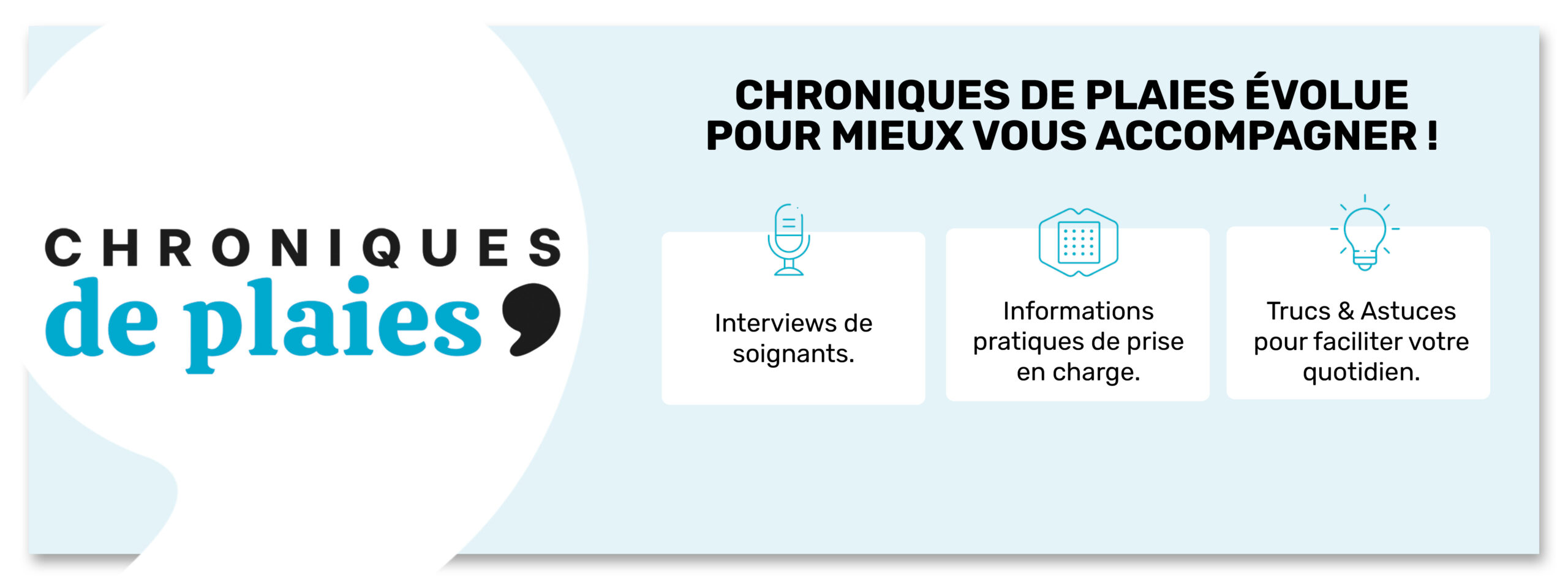 Nouveaux contenus sur la plateforme Chroniques de Plaies