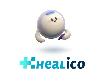 Healico logo et mascotte