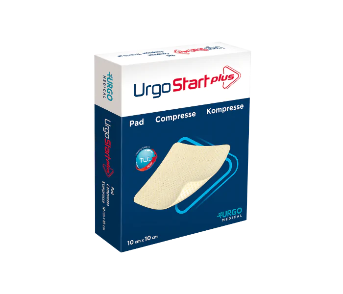 packshot UrgoStartPlus Compresse 10x10