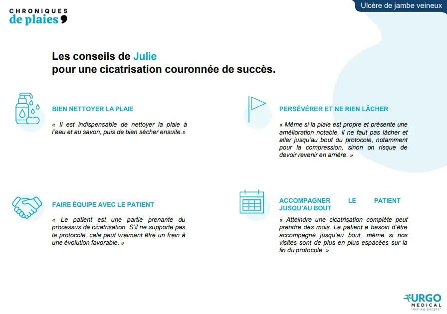 aperçu de l'interview de Julie, infirmière à domicile